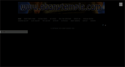 Desktop Screenshot of ebonytemple.com