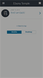 Mobile Screenshot of ebonytemple.com